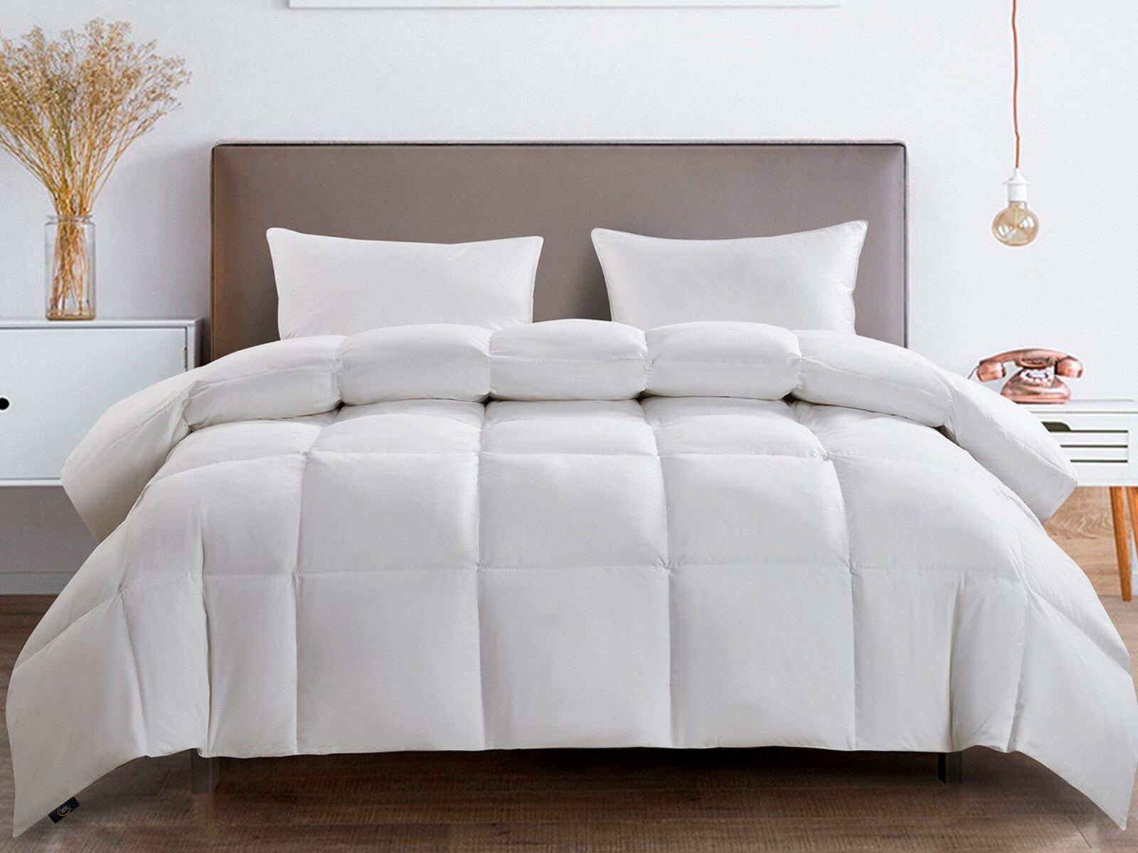 Extra Warmth Goose Feather & Down Fiber Comforter